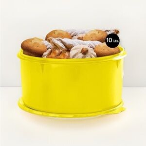 Tupperware Jumbo Bowl 10L (42 Cups) Yellow